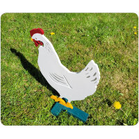 Dekoratives Gartenhuhn