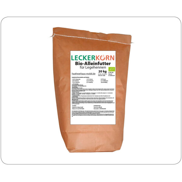 20 kg Leckerkorn Bio-Alleinfutter