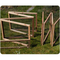 Faltbarer Auslauf - Douglasie natur 12m²